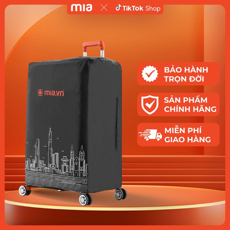 Bao Trùm Vali Mia Cover City cho vali size 20 - 24 - 28 inch - Hàng cao cấp chính hãng - Bao trùm vali hạn chề trầy xước cho vali