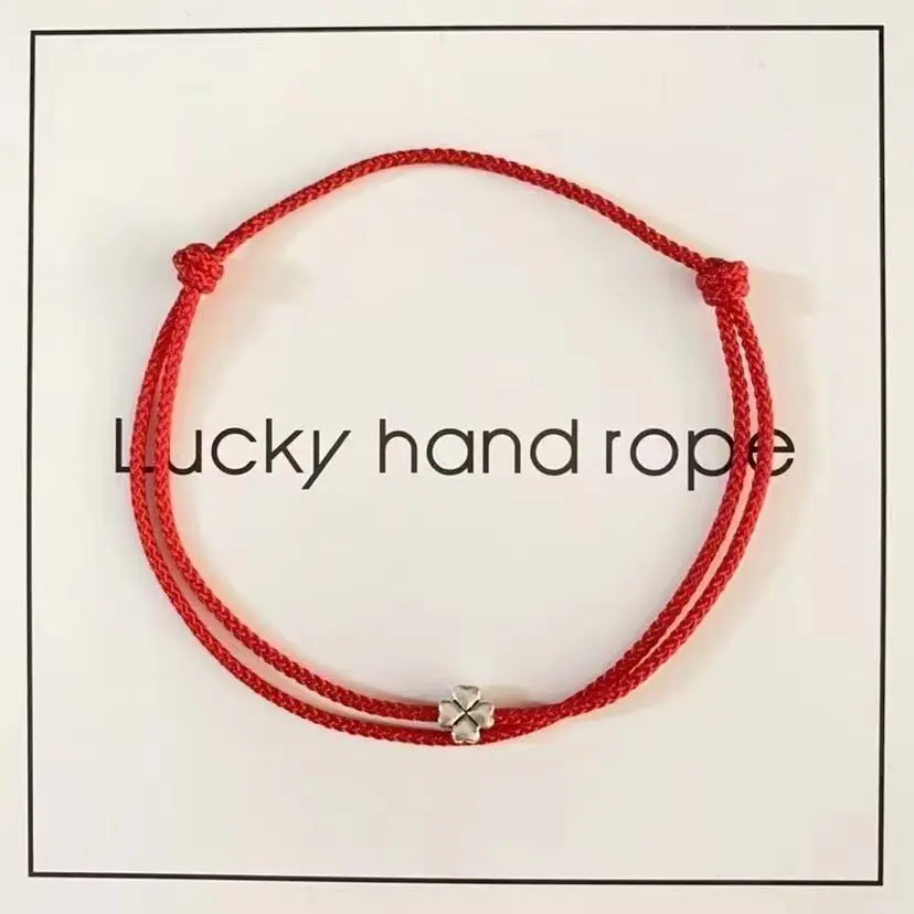 Lucky Hand Rope~Handmade Weaving Simple Hand Rope Female Compact Bracelet Gift for Best Friends