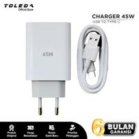 Gambar Travel Charger Fast Charging 45W Compatible For Infinix Type-C  Original 100% dari Toleda Indonesia Kota Tangerang 2 Tokopedia