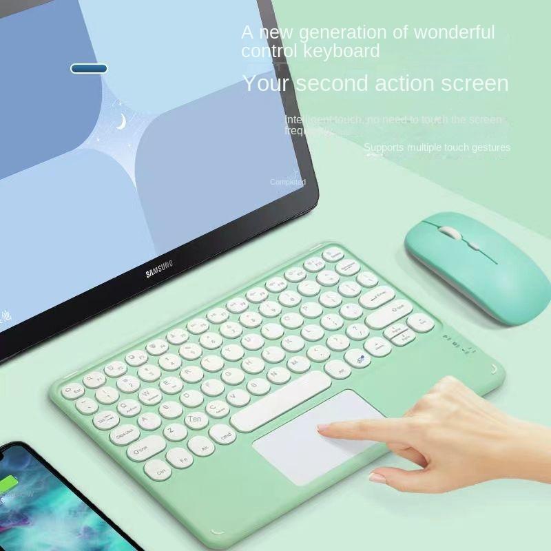 Product Introduction of Bàn phím Bluetooth, Bàn phím điều khiển ma thuật không gây ồn, Thích hợp cho điện thoại di động và máy tính bảng, chuột Thông Dụng Tương thích với Apple iPad và Android Notebook 7