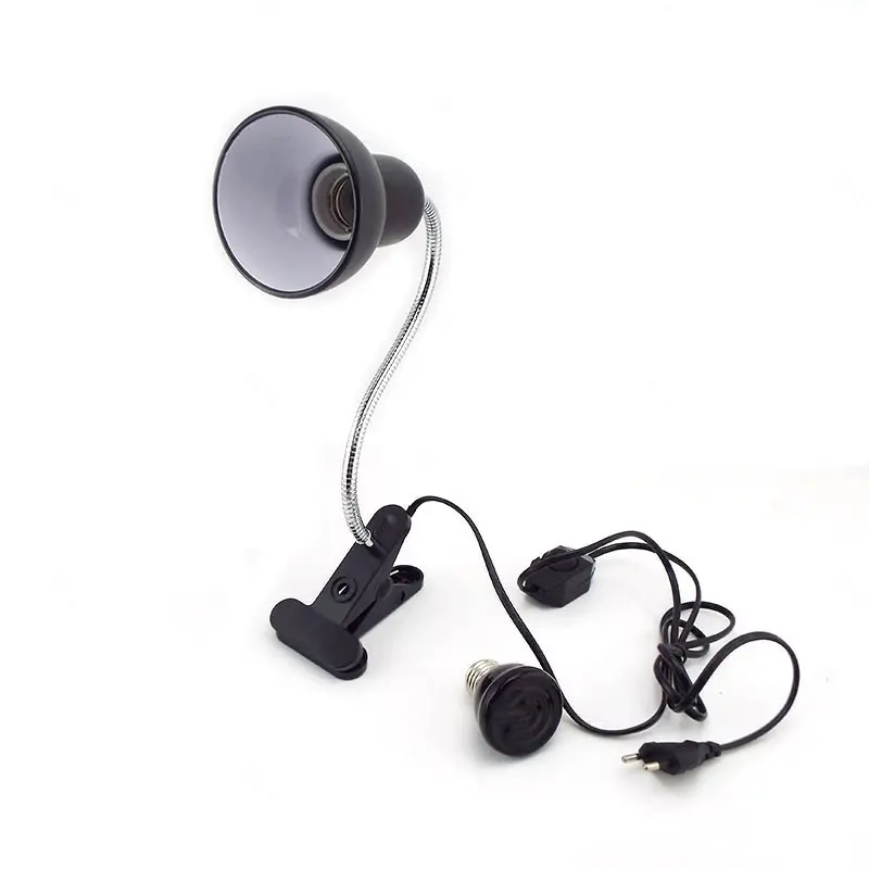 200V-240V Pet Reptile Heat Warm Light Kit  Lamp Clip Holder Holder Heating E27 Lamp Basking Lighting  AN1A