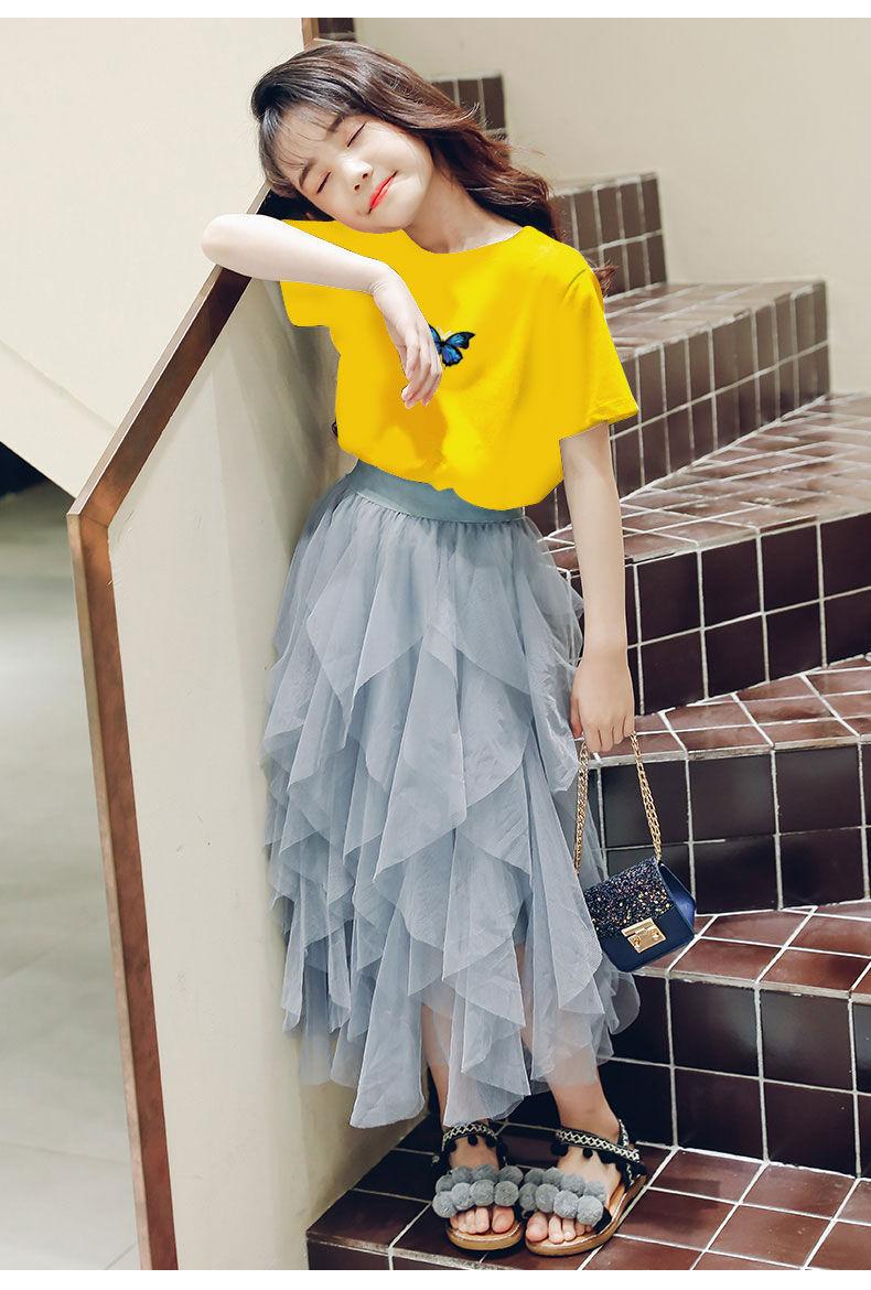 Product Introduction of Váy Mùa Hè, Bộ Đồ Hai Mảnh Cho Bé Gái, Phong Cách Phương Tây, Váy Trẻ Em, Váy Công Chúa, Siêu Thanh Lịch, Sợi Lông Mịn, Hàng Mới Về Năm 2021 7