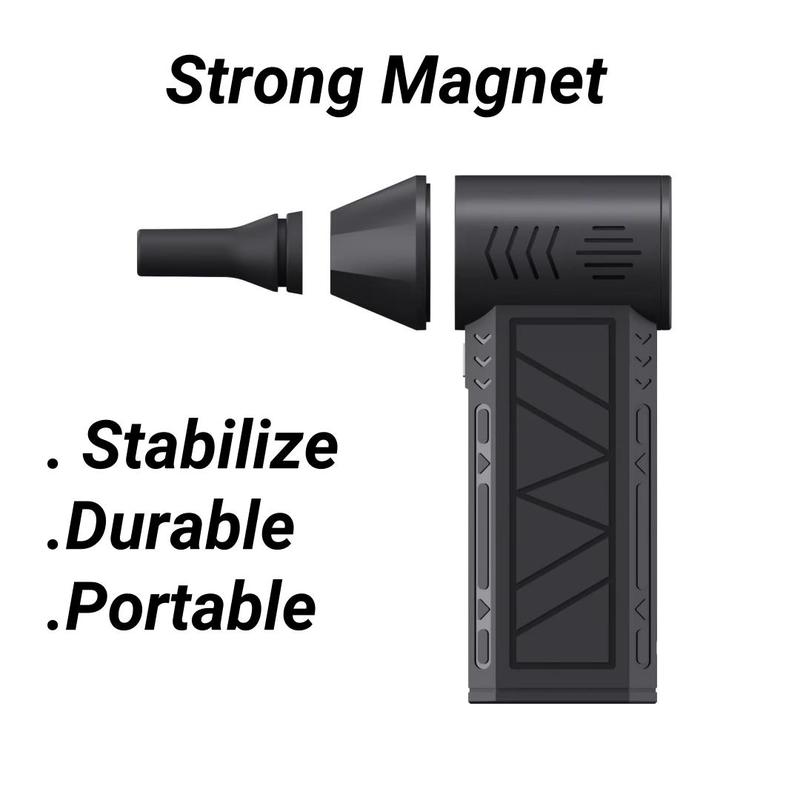 Product Introduction of Mini Jet Fan, USB Rechargeable Blower Fan, 3-Adjustable Gears Speed Blower, Portable Jet Fan for Computer Keyboard, Outdoors, Car, Home and Yard 10