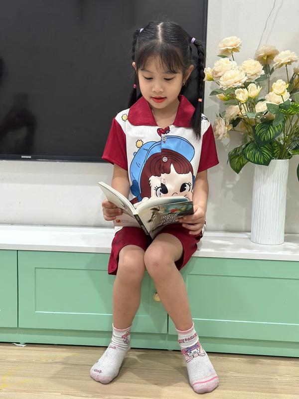 Đồ bộ CỘC ĐÙI, Đồ ngủ cho bé gái Tay NGẮN, QUẦN ĐÙI, Bộ Pijamas ĐÙI cho Bé ,  size từ 8-40kg 3