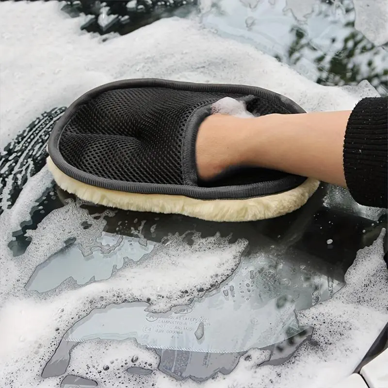 Car Cleaning Brush, Car Interior Cleaning Brush, Soft Glove Car Cleaning Tool, Universal Car Interior Cleaning Brush, Suitable for Car, Motorcycle, Washing Machine 3