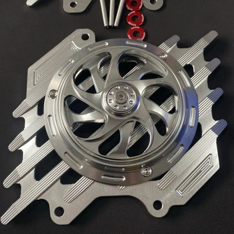 Che két nước + quạt tản nhiệt full nhôm cnc 3D mẫu PHI TIÊU lắp Vario/Click/Sh mode 125/150 các dòng xe 2val ( lắp đặt như zin ) - Phụ kiện 2