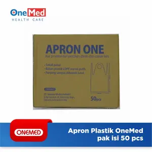 ONEMED - Apron Plastik OneMed pak isi 50 pcs