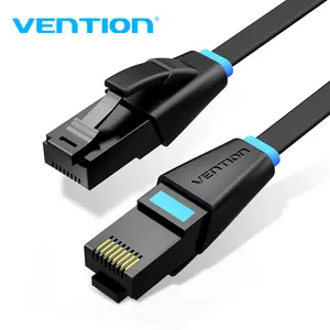 Flat Cat.6 UTP Patch Cable 0.5M Black