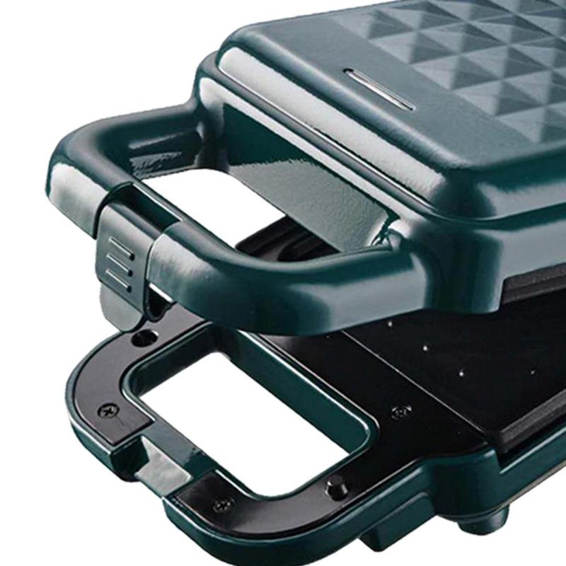 Product Introduction of Electric Sandwich Maker Household Double Sided Heating Space Saving Waffle Maker for Waffle Toastie Panini Omelette Breakfast 1