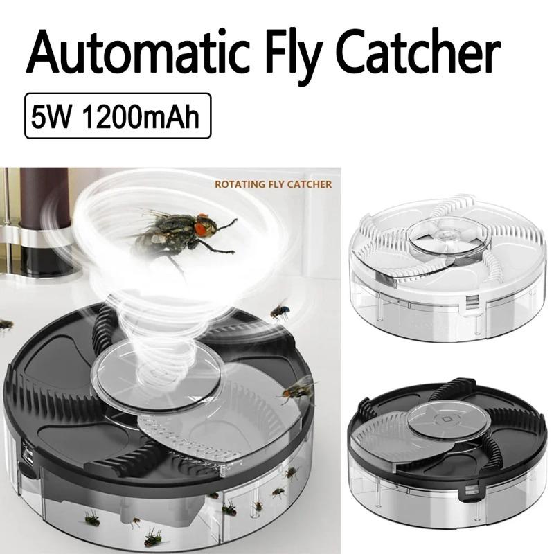 Automatic Fly Catcher 5W – Safe & Non-Toxic, 1200mAh USB Powered | Easy ...