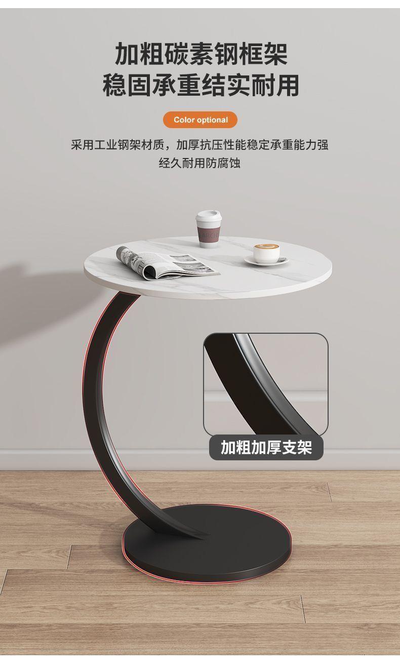 Product Introduction of Bàn Bên Ghế Sofa, Phòng Khách Bàn Cà Phê Đầu Giường Phòng Ngủ, Giá Để Đồ Hai Lớp, Bàn Góc Tròn Đơn Giản, Bàn Nhỏ Đầu Giường, Kích Thước Vượt Quá 99% Cùng Kiểu, [Điểm Xếp Hạng Tuyệt Vời] 5