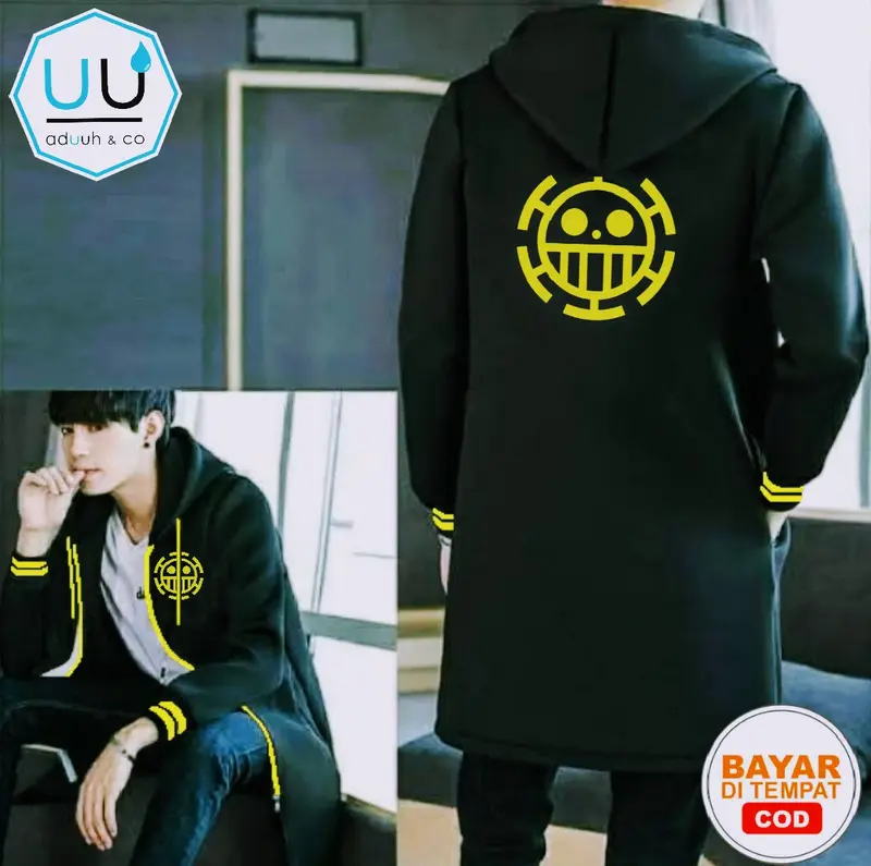 Jaket Anime Jubah New One Piece whitebread Cosplay Anime 6