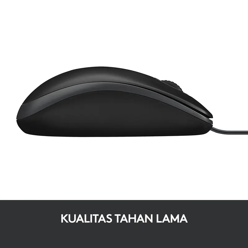 Logitech B100 Mouse Kabel USB Optical 4