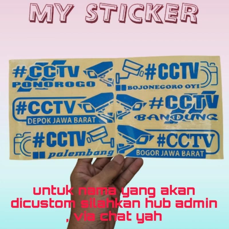[ CUSTOM SENDIRI ] CUTTING STICKER CCTV TRUK MANIA CUSTOM NAMA KOTA ...