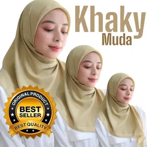 STUFEYSTORE Hijab Paris Premium Almahira (COD) (110/120/140) ASN/PNS/KHAKI MUDA