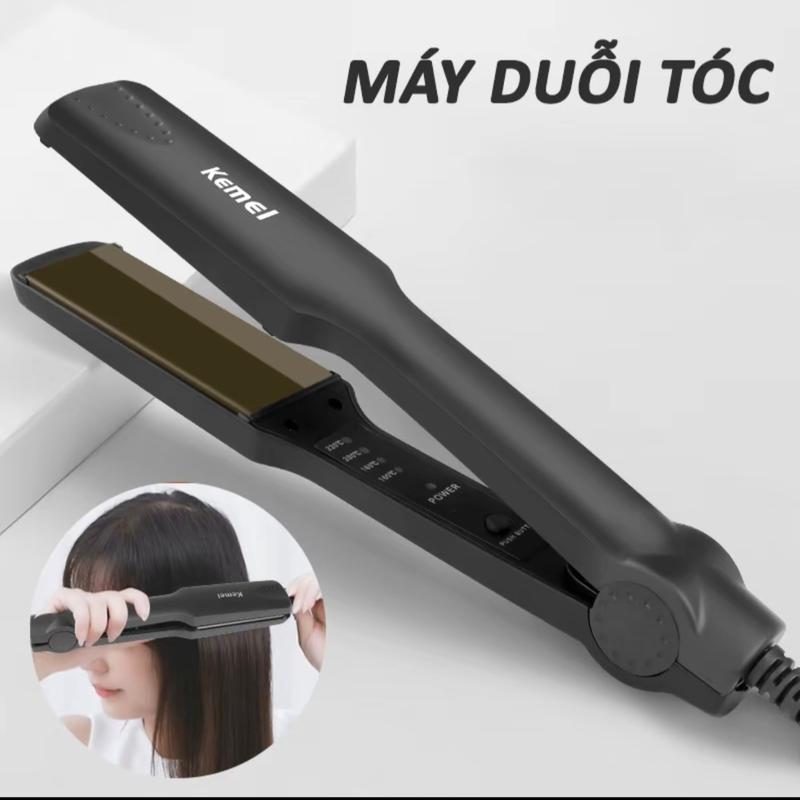 Máy Là Tóc Duỗi 4 Nấc Nhiệt Bản Pro Size To - Máy Tạo Kiểu Tóc Bảo Hành 12 Tháng