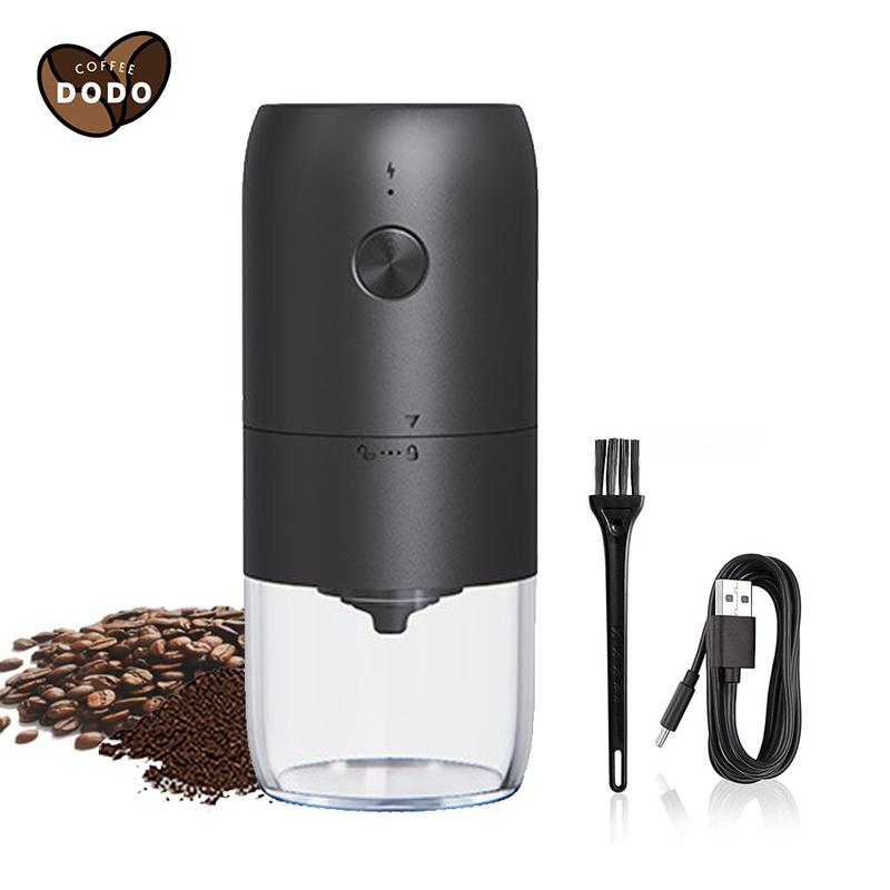  Máy xay cà phê Tự Động Bằng Điện Máy xay cafe Sạc USB Tiện Máy Xay Hạt Cà Phê + 1 Bàn chải làm sạch Coffee grinder DODO 
