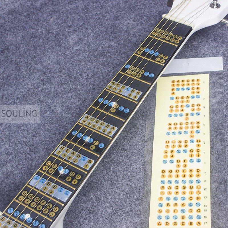 MIẾNG DÁN NOTE NHẠC ĐÁNH DẤU VỊ TRÍ NỐT NHẠC TRÊN ĐÀN GUITAR I GUITAR NOTE STICKER