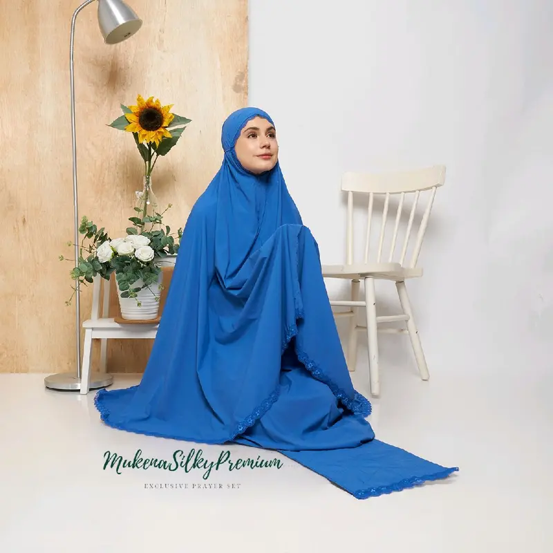 Mukena travel tube 2in1 free sajadah muslim dewasa Mukenah Nyaman Atasan Panjang 7