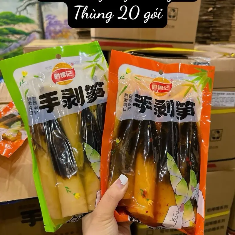 2 Gói Măng Trúc Ngâm Tứ Xuyên Măng Cay Ngon Giòn Ăn Liền Chua Ngọt Food 1
