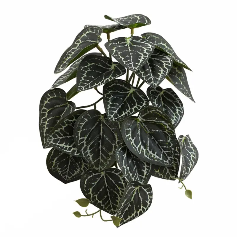 Reptile Tropical Plants Simulation Lifelike 3D Printed Leaves Habitat Decor