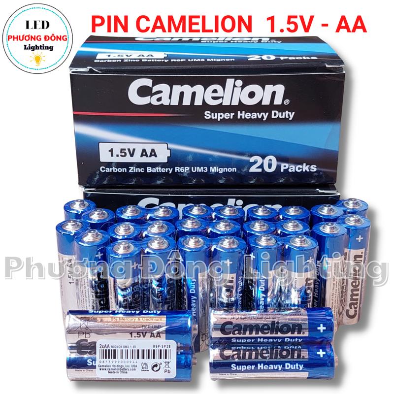 Hộp 40 viên Pin tiểu AA - AAA 1.5V Camelion Pin Dự Phòng