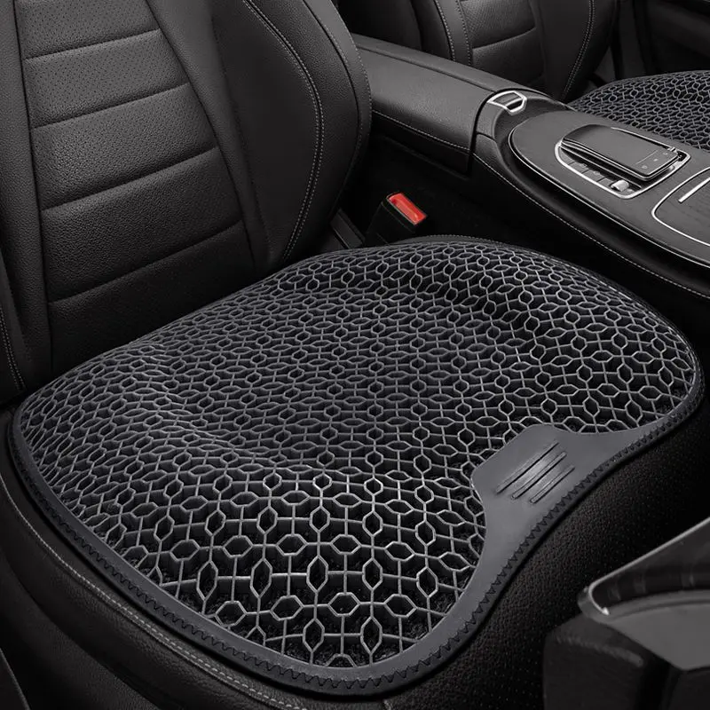 Kusyen Tempat Duduk Kereta, Gel Sarang Lebah Musim Panas, Pad Tempat Duduk, Sehelai, dengan Bolong Silikon, Sejuk dan Bernafas, Sesuai untuk Pejabat, Kusyen Punggung, Dikumpul oleh 6792 Orang Soft Textiles