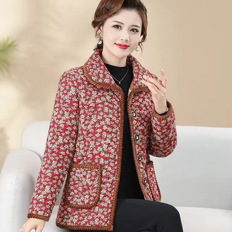 Áo Khoác Bông  Nhẹ , Ấm Cho Các Mẹ , Bà Size 40-65kg 0
