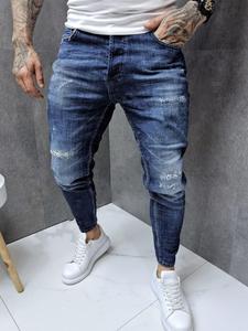 Men's Regular Fit Denim Jeans, Casual Comfy Jeans for Daily Wear, Fashion Men's Bottoms for All Seasons, Cotton, Denim Pants