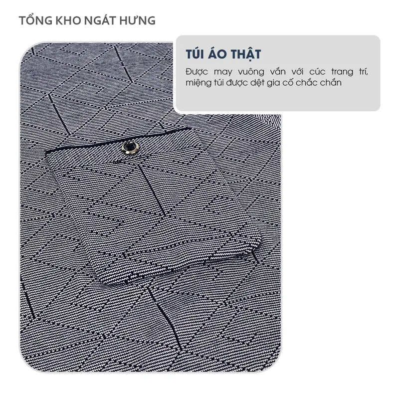 Áo Nam Trung Niên Chất Thun Lạnh Quảng Châu Cao Cấp Menswear Có Cổ Ngắn Tay A02 Polo Nhung Shirt Tặng bố 5