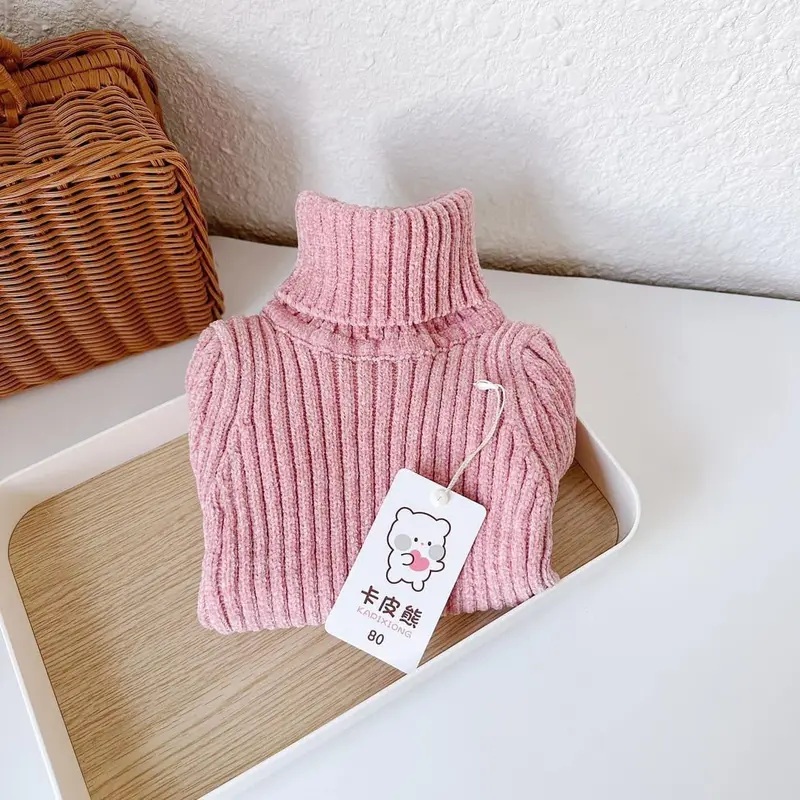 Áo Len Cao Cổ Tuyết Nhung cho bé Bé 8-18kg - Chất Lượng Cao Cấp 3