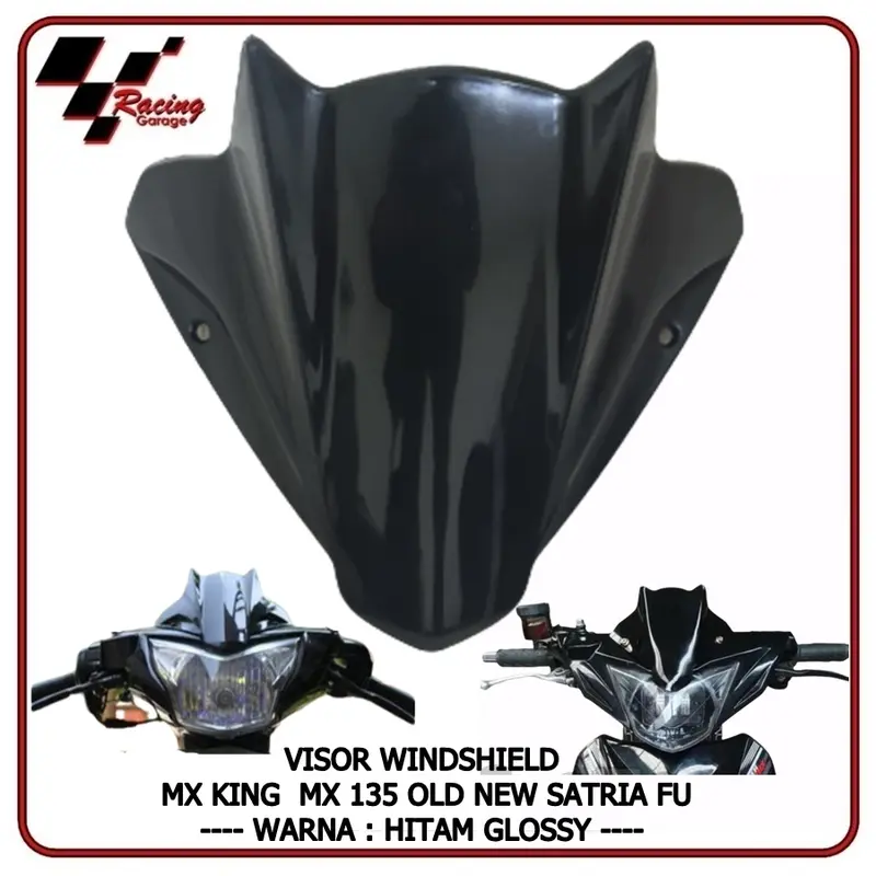 VISOR JUPITER MX KING 135 150 OLD NEW LAMA BARU SATRIA FU WINDSHIELD WINSIL WIND SHIELD SHIEL PNP 1