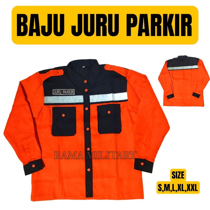 Product Introduction of KAMEJA Wearpack PETUGAS JURU PARKIR BAJU PARKIR Pria Polos Panjang Seragam Kerja Safety Katun 2