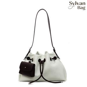 กระเป๋าถังหูรูด รุ่นใหม่ 2025 กระเป๋าสะพายสตรี กระเป๋าสะพายข้าง แฟชั่นอินเทรนด์ มี 4 สี shoulder  bag