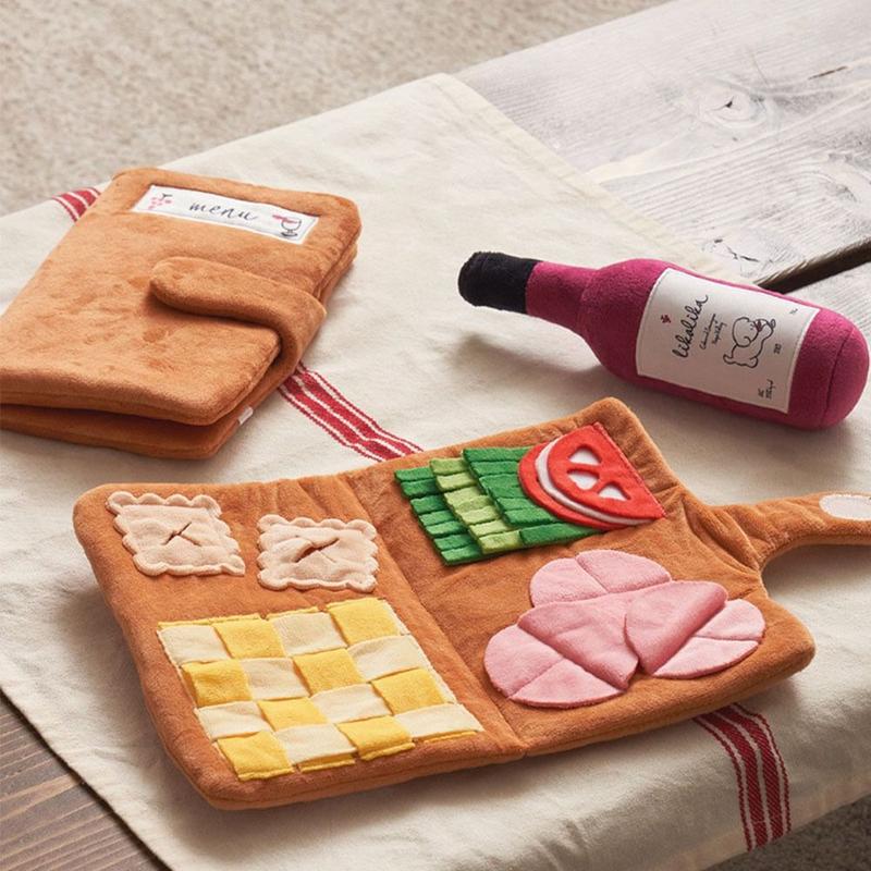 Pet Accessories plush Dog Snuffle Mat Style Interactive Pet Feeding ...