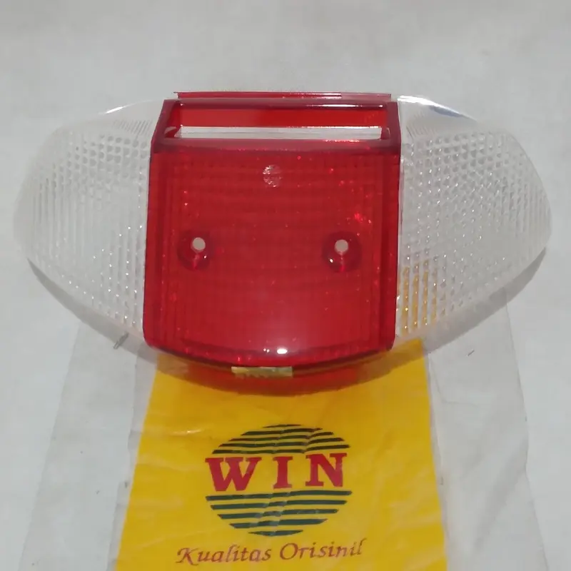 Mika Sein + Stop Lamp New Shogun 110 R 2000 2001 2002 2003 | mika sen rr + stop WIN | kaca lampu rem belakang putih merah bening motor suzuki sogun soghun original 0