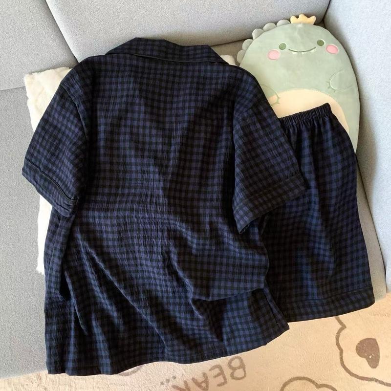 Product Introduction of Bộ Pijama Ngắn Tay Chất Cotton Sữa Mềm Mịn Hàng Quảng Châu - Quần Ngủ, Pijama, Nữ, Women 10