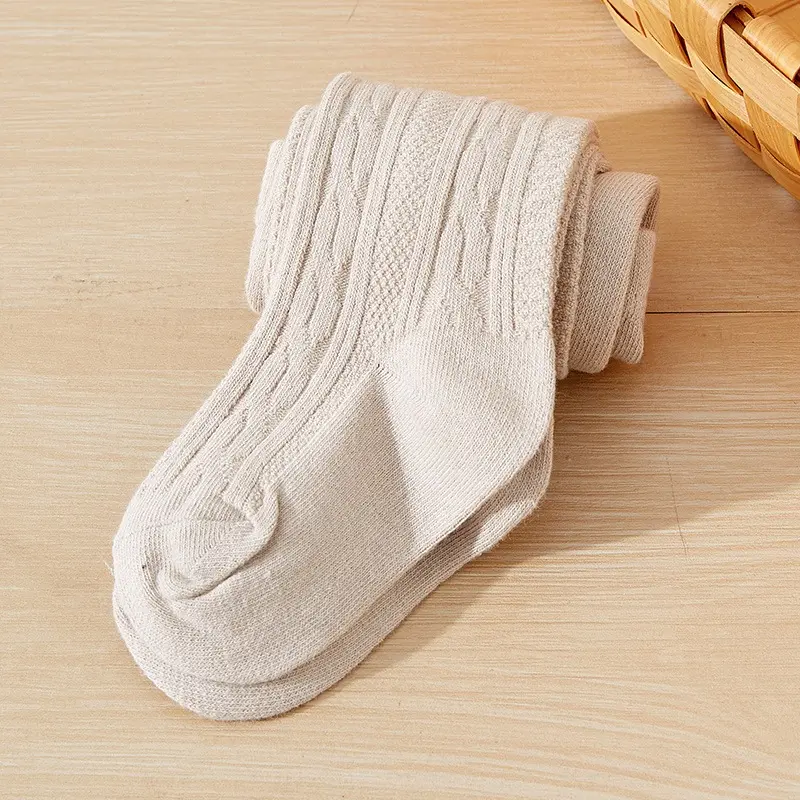Leging Bayi Tutup Kaki Fashion Perempuan 6-12 Bulan Polos Celana Lejing Legging Tutup Kaki Bayi Perempuan Newborn 5