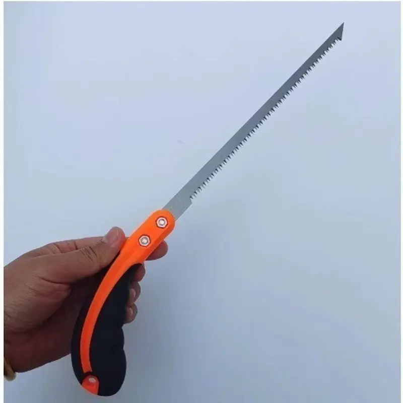 CƯA CÀNH CẦM TAY MINI - CƯA LÁCH CÁN CAO SU DỄ CẦM - luoi CHỐNG RỈ--- 4