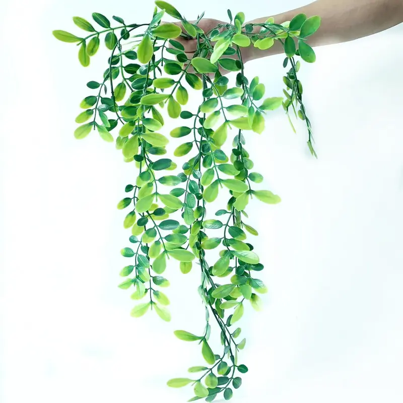 Artificial Leaf Hanging Plant, 3pcs Creative DIY Spring Simulated Hanging Plant, Fake Hanging Plant For Home, Home Decoration Supplies 3