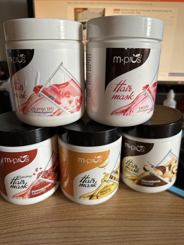 Hấp Dầu Dưỡng Tóc Hoa Sen 600g / Mặt Nạ Siêu Dưỡng Tóc M.Pros - Hương Hoa Sen - 600g