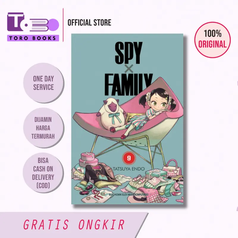 Komik Spy x Family by ENDOU TATSUYA ready banyak seri 0