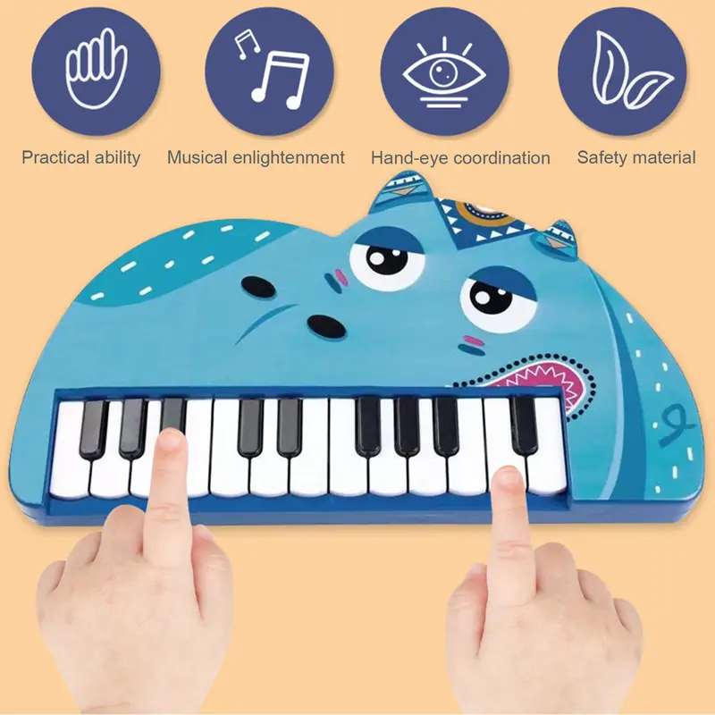Đồ Chơi Đàn Piano Động Vật, Nhạc Cụ Giáo Dục Vui Nhộn, Tăng Cường Phối Hợp Tay-Mắt, Tập Trung, Thích Hợp Cho Trẻ Em, [LU] 5