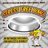 Gambar CATPOW Stress Free Bowl Untuk Kucing & Anjing (Mangkok Makan Kucing & Anjing) - Stress Free Bowl dari Catpow.id Kota Administrasi Jakarta Utara 1 Tokopedia