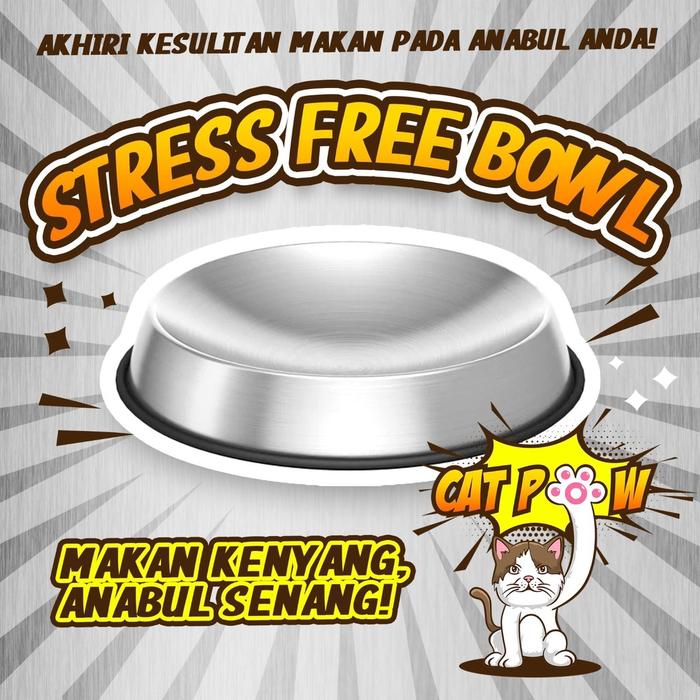 Gambar CATPOW Stress Free Bowl Untuk Kucing & Anjing (Mangkok Makan Kucing & Anjing) - Stress Free Bowl dari Catpow.id Kota Administrasi Jakarta Utara Tokopedia