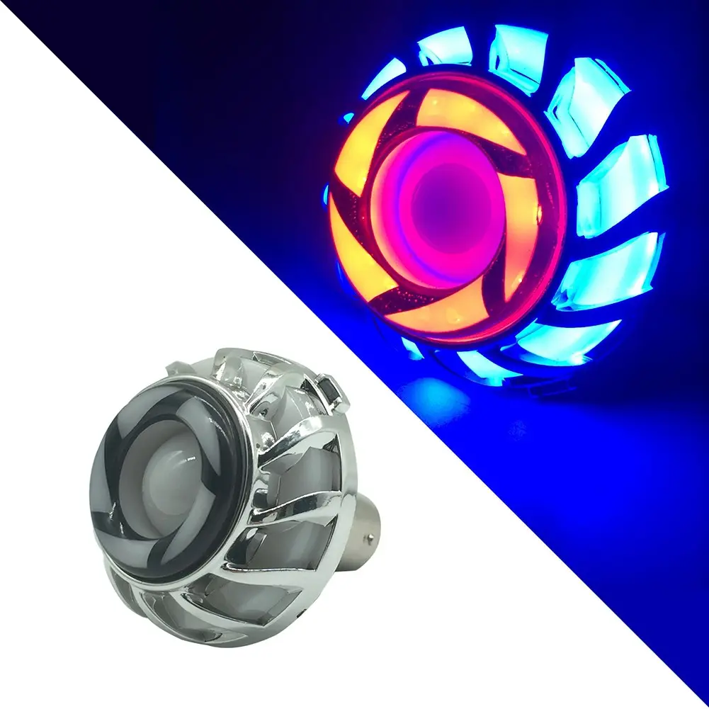 General Motorcycle Strobe Flash Light LED Brake Rear Lamp Colorful Taillight