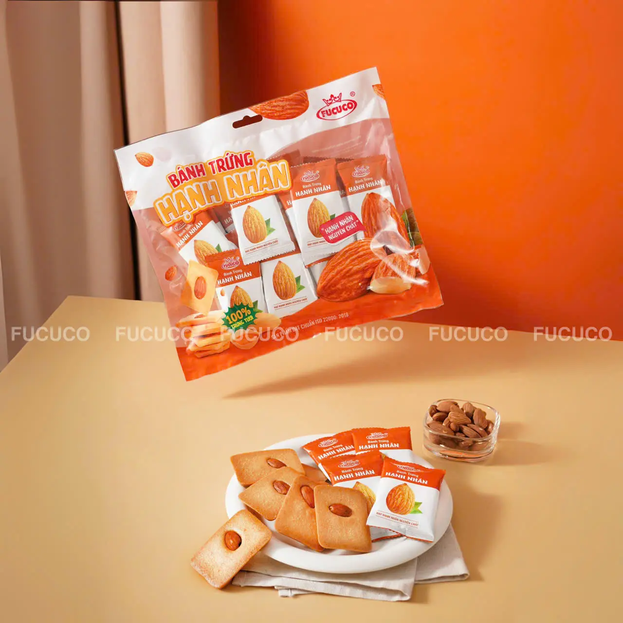 [QUÀ TẶNG KHÔNG BÁN] - 1 Chiếc Bánh Trứng Hạnh Nhân EMONY Thơm Ngon Dinh Dưỡng