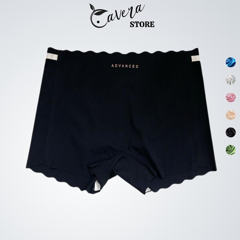 Quần Lót Nữ Su mặc trong váy - Quần đùi nữ mặc váy thun lạnh gân tăm co dãn kháng khuẩn viền lượn V852 Women Cotton Voi