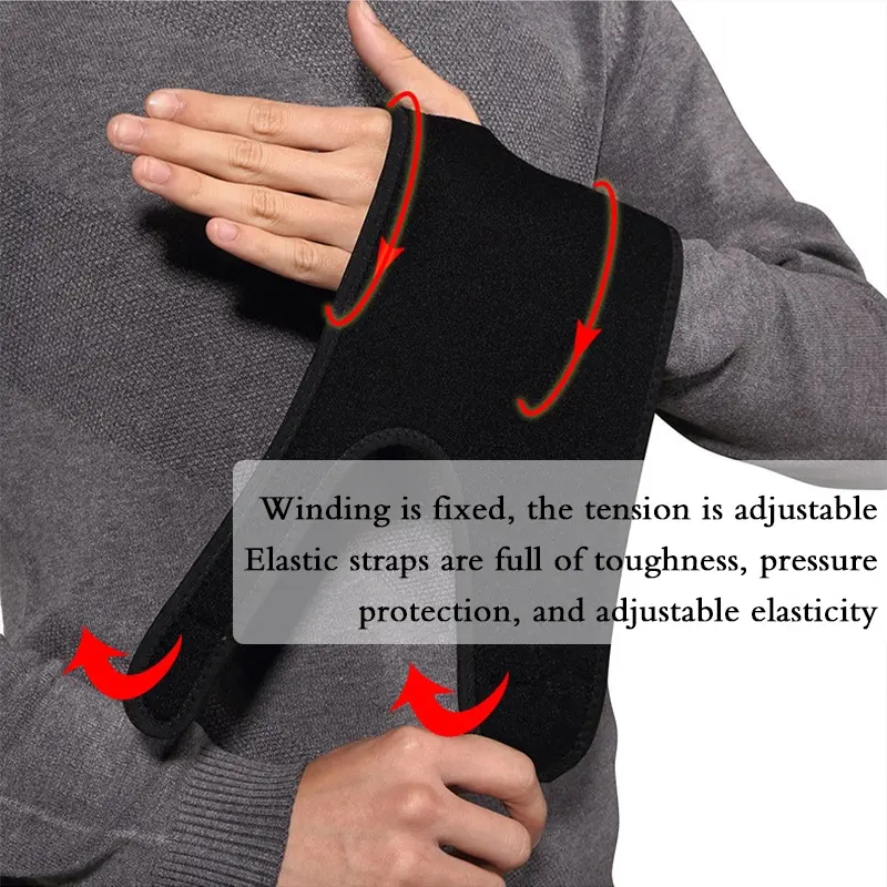 CTS Deker Pergelangan Tangan Carpal Tunnel Splint Wrist Brace Orthotic Belat Pergelangan Tangan 4