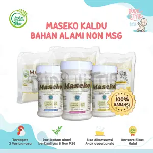 Maseko Kaldu Bubuk Organik Kemasan Botol dan Refill